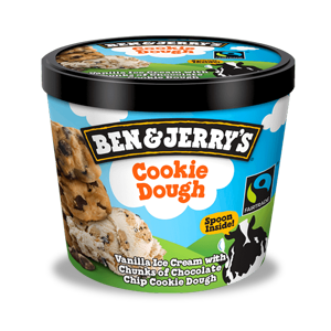 Ben and Jerrys Ice Cream Tub